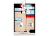 SYFORME住吉 1DKの間取り