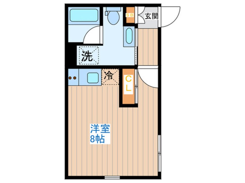 間取図 CREAL渋谷笹塚