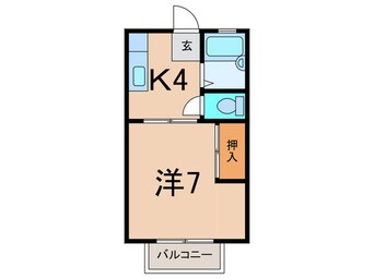 間取図 ＶＩＬＬＡ桔梗２