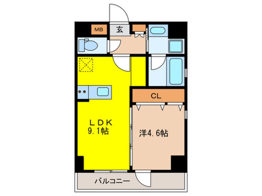 間取図 ＥｖｅｒＧｒｅｅｎ豊玉