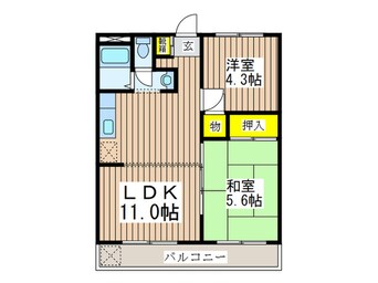 間取図 メゾン立川