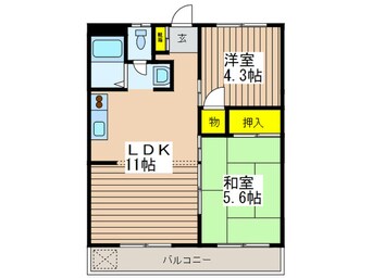 間取図 メゾン立川