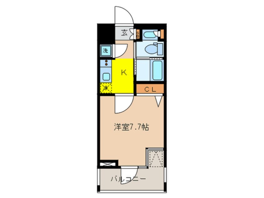 間取図 メイクスデザイン南青山(603)