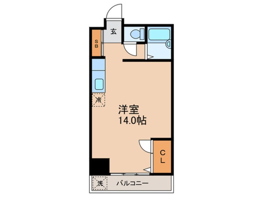 間取図 ハイムお茶の水3・4・5（502）