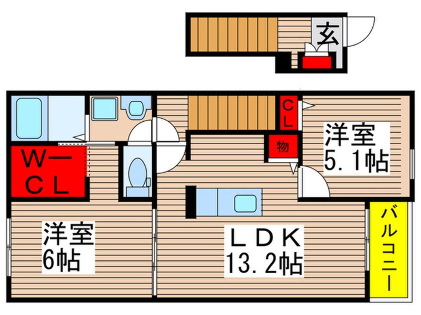 間取図 カシオペア