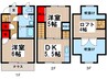 タウンカテッジ 2DKの間取り