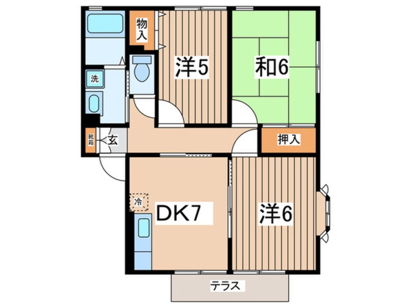 間取図 クイーンズコート