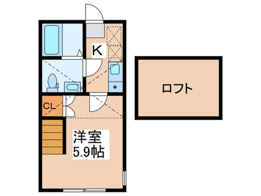 間取図 オレンジポピー