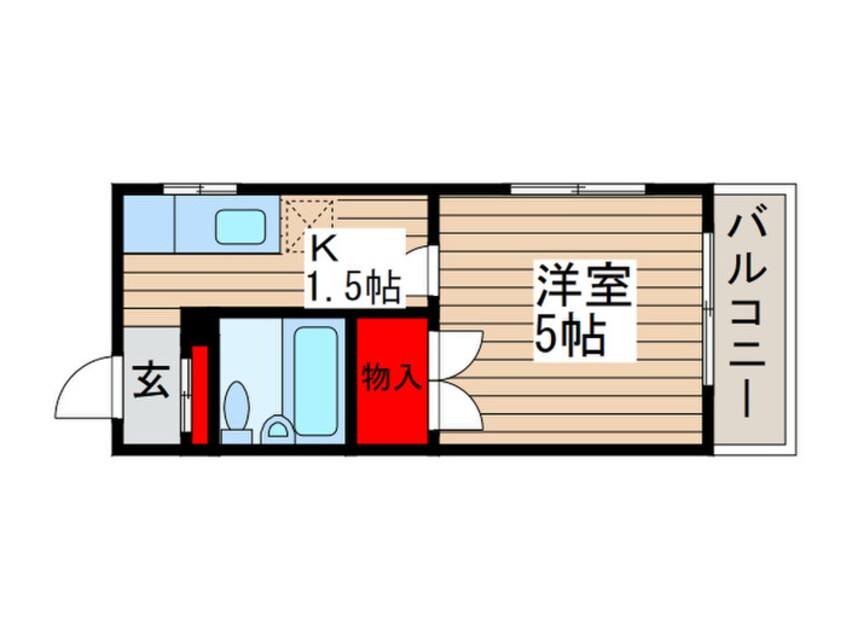 間取図 第２秋元ハイツ