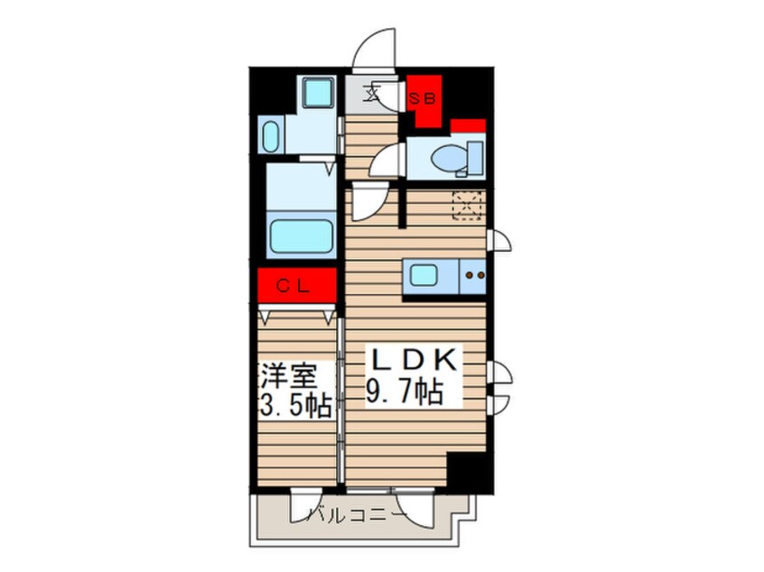 間取図 グランカーサ錦糸町