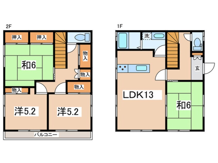 間取図 スカイハイツ