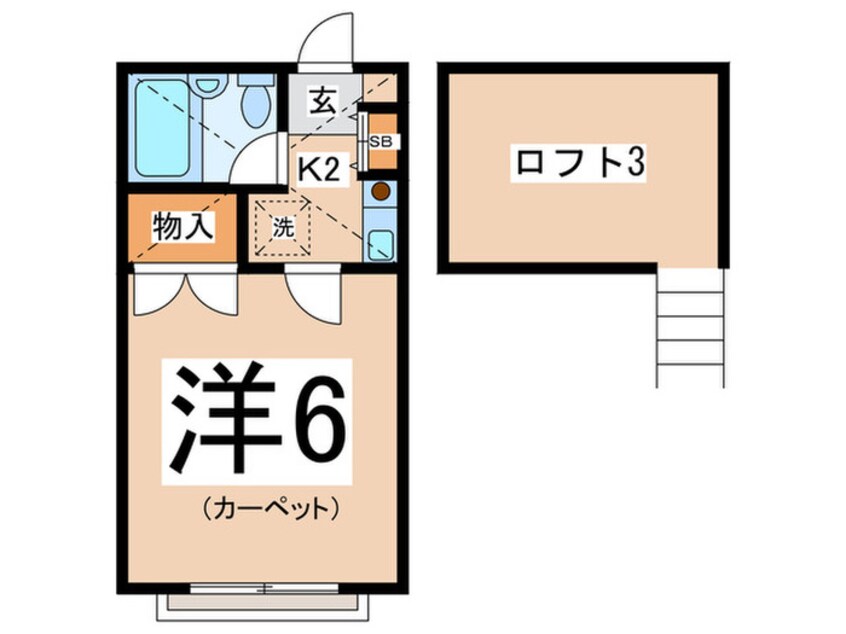 間取図 ドミ－ルパパス