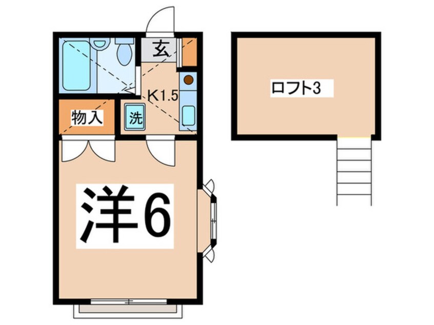 間取図 ドミ－ルパパス