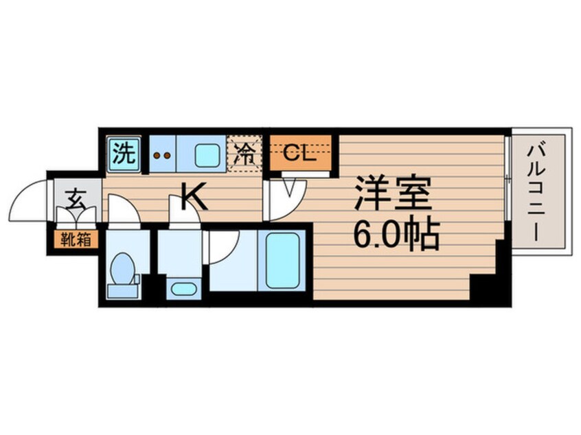 間取図 ルフレプレミアム新小岩（203）