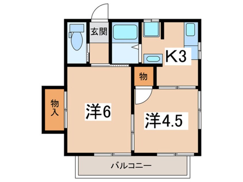間取図 安西ハイツ