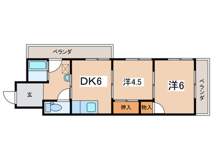 間取図 ナカダテコ－ポ