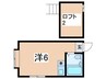 ブランシェ百合ヶ丘 1Rの間取り