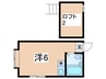 ブランシェ百合ヶ丘 1Rの間取り