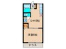 ハニーメイツ玉川 1DKの間取り
