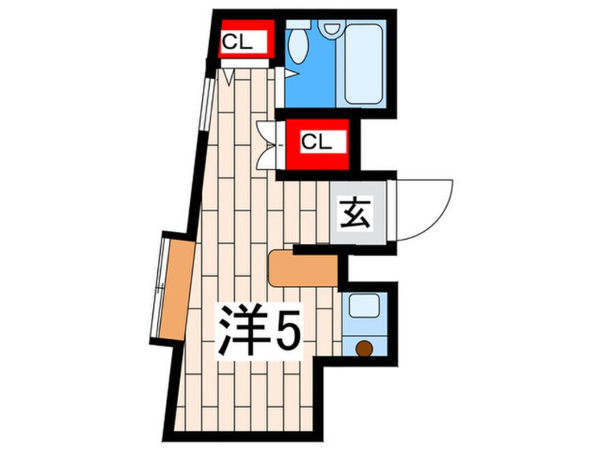 間取図 カレッジハイツ西竹之丸