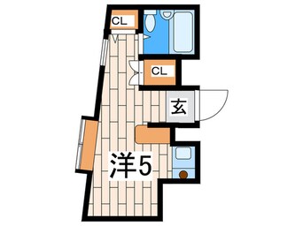 間取図 カレッジハイツ西竹之丸