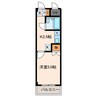 フローラ水山 1Kの間取り