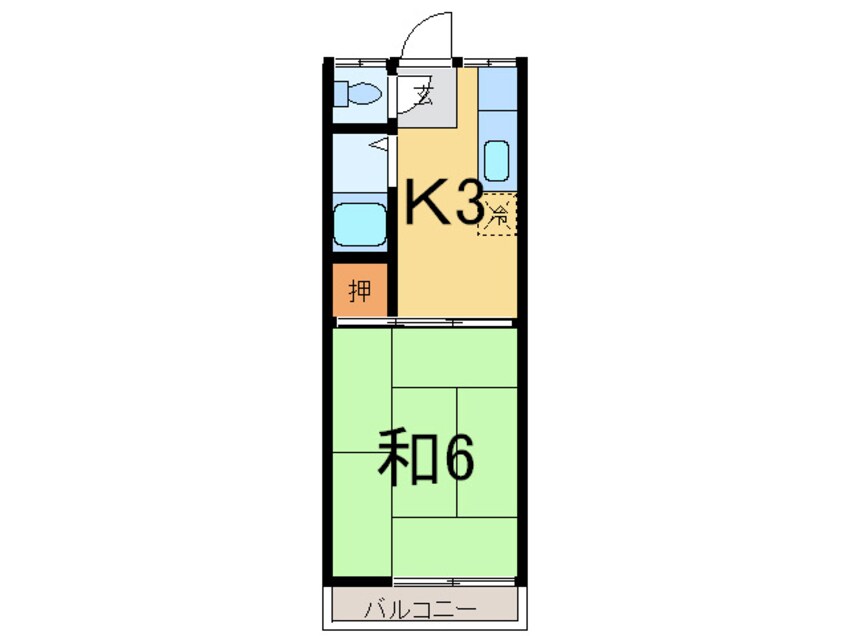 間取図 第三メゾンタカオ