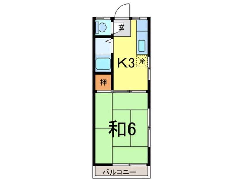 間取図 第三メゾンタカオ