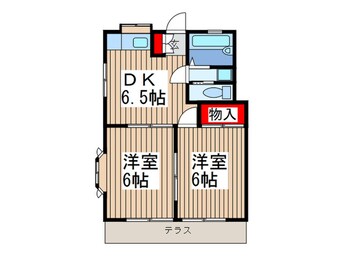 間取図 アヅマ・ハイツ