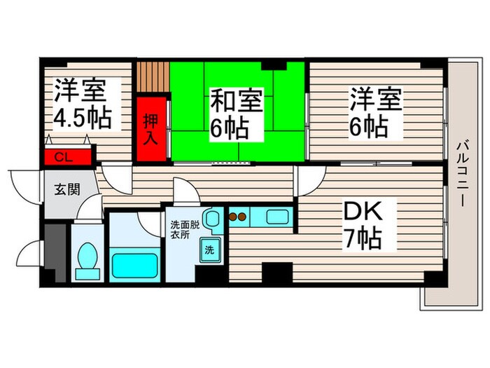 間取り図 リナス竹ノ塚