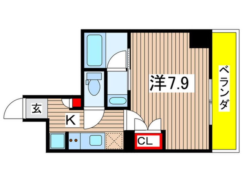 間取図 ウィルテラス森下四丁目