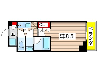 間取図 ウィルテラス森下四丁目