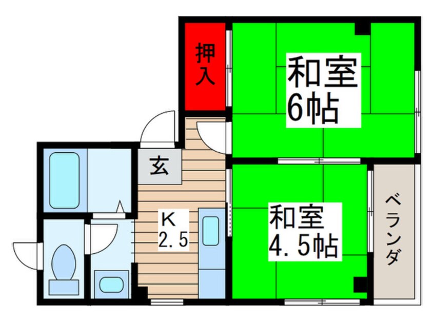 間取図 ハマノビル