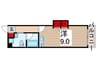 Jブラン梅島 1Rの間取り