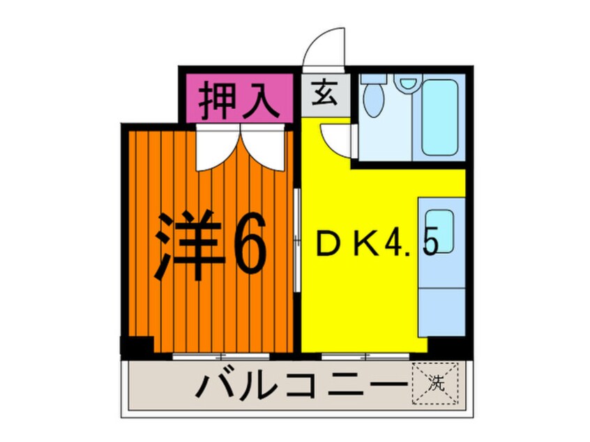 間取図 水入マンション