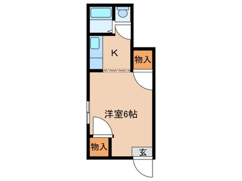 間取図 田中コ－ポ