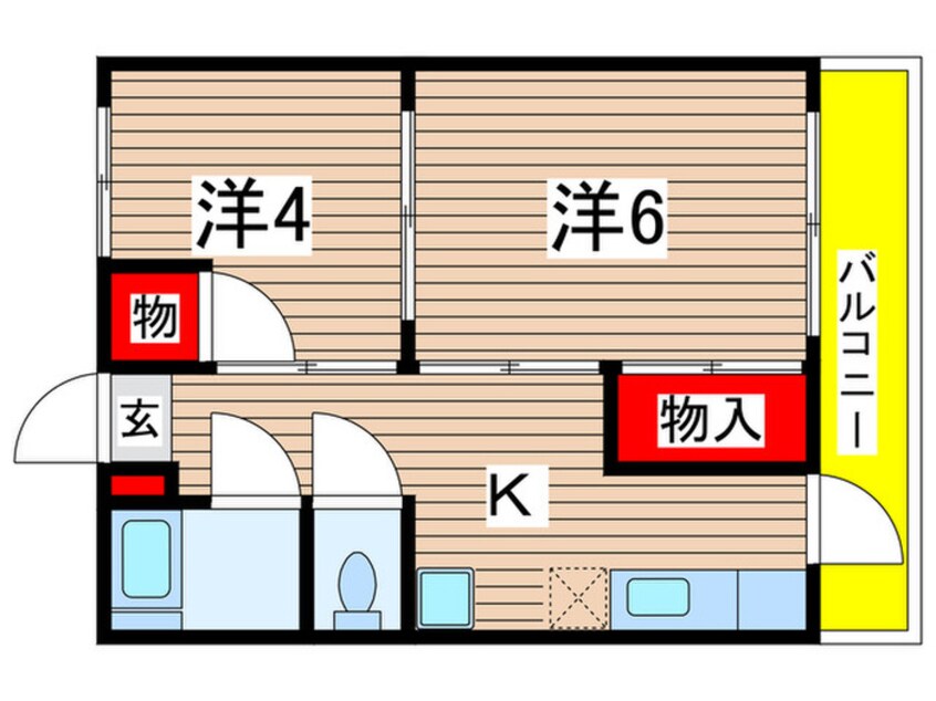 間取図 メゾン西千葉