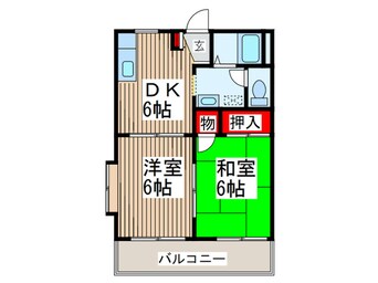 間取図 ﾎﾜｲﾄﾛｾﾞ