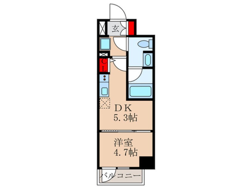 間取図 ラフィスタ中野本町