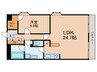 コンフォリア高島平 1LDKの間取り