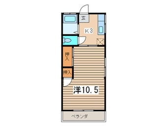 間取図 メゾン・笹野台