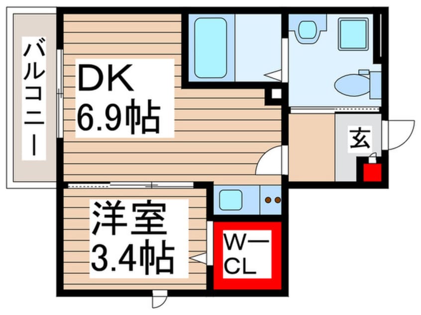 間取図 プラーナ八潮