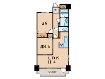 間取図 芝公園アパ－トメント