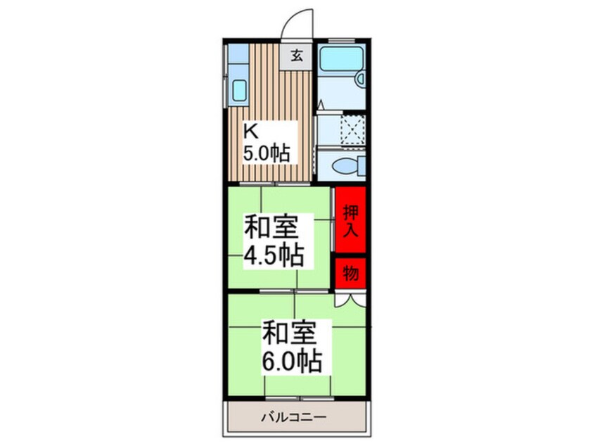 間取図 ハイツオグラ