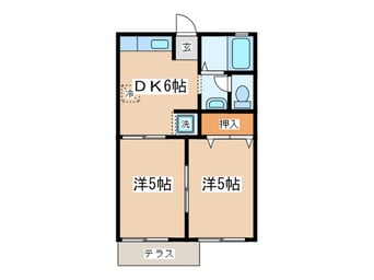 間取図 チェリ－ロ－ド２