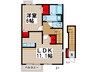 ミッツコンフォ－ト 1LDKの間取り