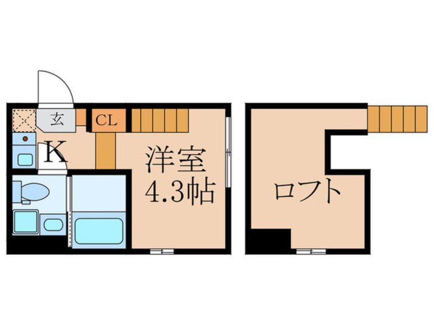 間取図 ハーモニーテラス関町北Ⅱ