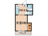 パ－クビラ 1DKの間取り