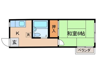 間取図 コ－ポ古川