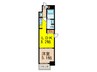 TEC Green Residence 1LDKの間取り
